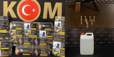 Bayburt’ta 59 Bin Boş Makaron ve Ruhsatsız Silah Ele Geçirildi, 5 Şüpheli Yakalandı