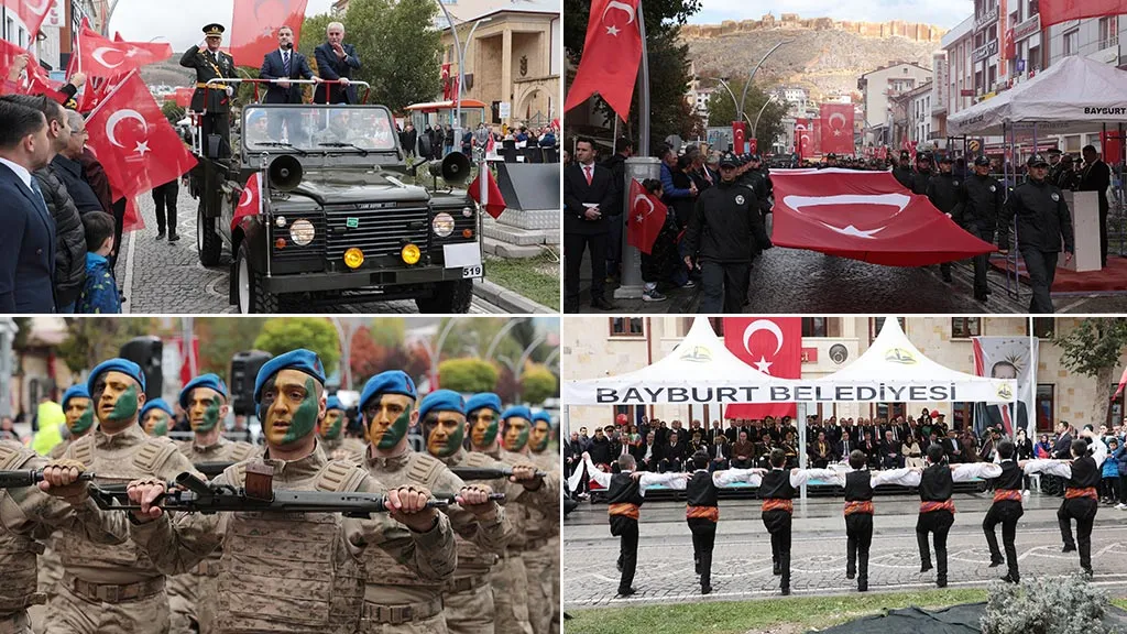 Bayburt'ta Cumhuriyet'in 102. Yılı Coşkuyla Kutlandı!