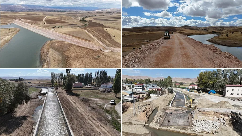 Bayburt'ta Taşkın Kontrol ve 4 Bin Dekar Sulama Projesi Sürüyor