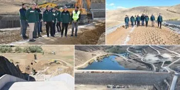 Yelpınar Göleti’nde Çalışmalar Sürüyor: 9 Bin 100 Dekar Arazi Suya Kavuşacak