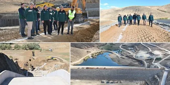 Yelpınar Göleti’nde Çalışmalar Sürüyor: 9 Bin 100 Dekar Arazi Suya Kavuşacak