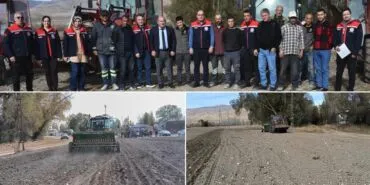 Bayburt Arpalı’da 64 Dekar Suni Mera Tesisi Kuruldu