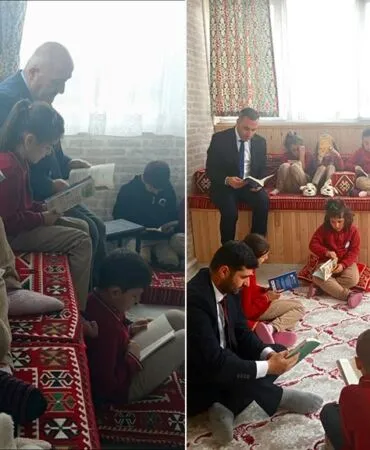 Bayburt Aydıntepe’de Kitap Okuma Etkinliği