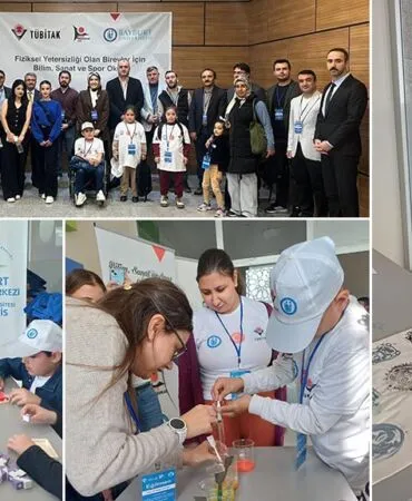 Bayburt Üniversitesi Bir İlke İmza Attı! Fiziksel Yetersizliği Olan Bireyler Bilimle, Sanatla Buluştu