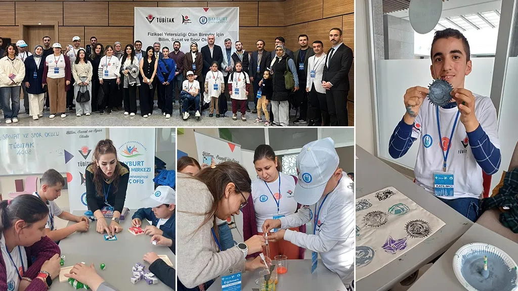Bayburt Üniversitesi Bir İlke İmza Attı! Fiziksel Yetersizliği Olan Bireyler Bilimle, Sanatla Buluştu