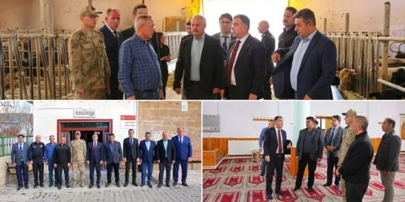 Bayburt Valisi Eldivan’dan Sancaktepe Köyü’ne Ziyaret, Talepleri Dinleyip Hayvancılık İşletmesini İnceledi