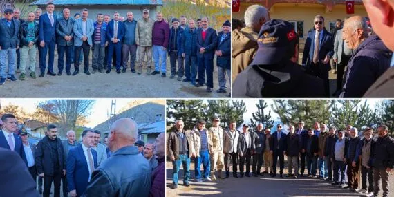 Bayburt Valisi Mustafa Eldivan’dan Darıca ve Yoncalı Köylerine Ziyaret