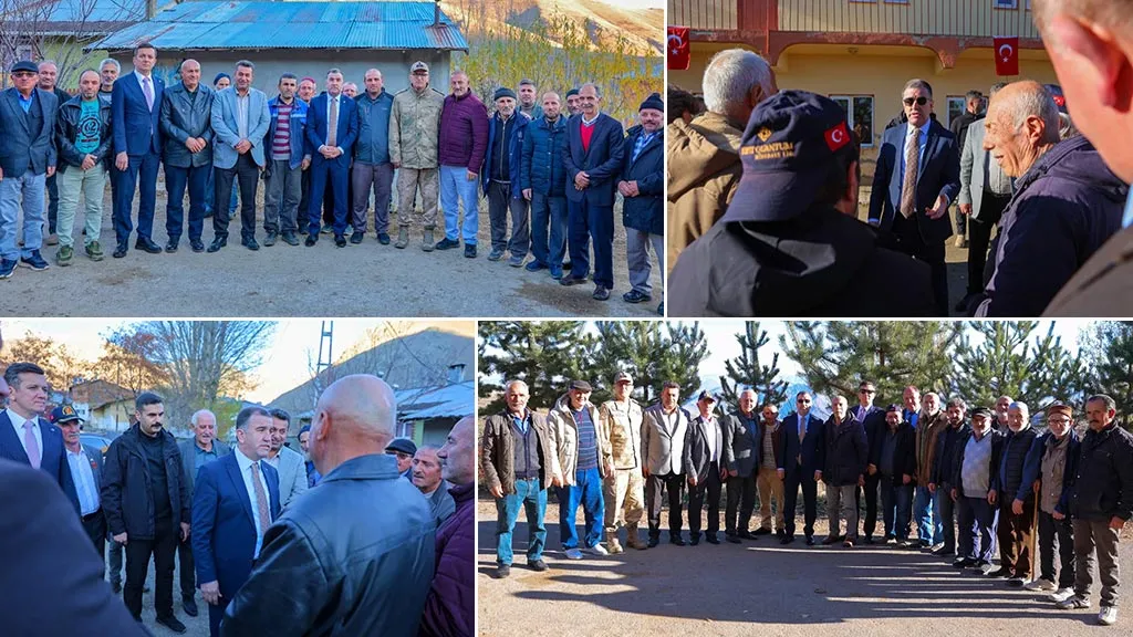 Bayburt Valisi Mustafa Eldivan’dan Darıca ve Yoncalı Köylerine Ziyaret