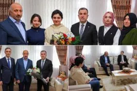 Bayburt Valisi’nden Emekli Öğretmen Mehmet Birinci’ye 24 Kasım Ziyareti