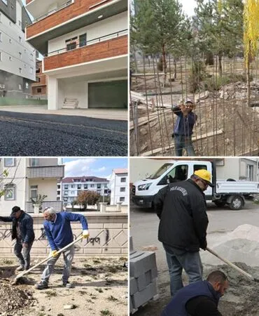 Bayburt’ta 20 Bin Ton Asfalt Serildi, 17 Bin 500 Metrekare Kaldırım Yapıldı