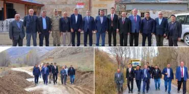 Bayburt’ta 5 Köyün Yol Genişletme Çalışmaları Yerinde İncelendi