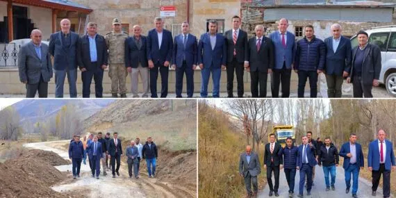 Bayburt’ta 5 Köyün Yol Genişletme Çalışmaları Yerinde İncelendi