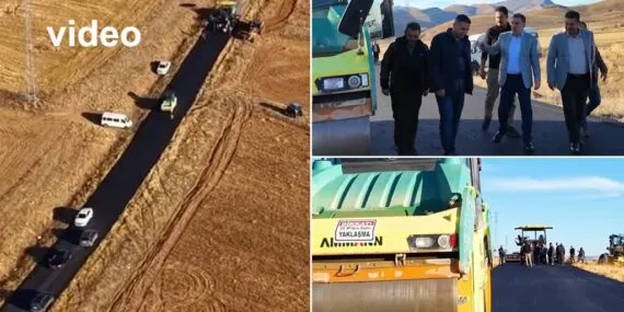 Bayburt’ta Aydıntepe, Çatıksu Grup Yolunda Asfalt Çalışmaları Yerinde Denetlendi