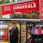 Bayburt’ta Çanakkale Ruhu Ziyareti, Vali Eldivan’a 57. Alay Sancağı Hediyesi