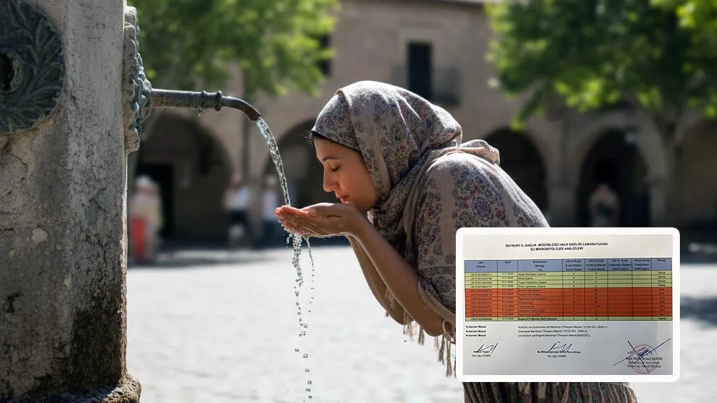 Bayburt’ta Çeşme Sularında Kirlilik Alarmı, İşte Temiz ve Kirli Çıkan Noktalar