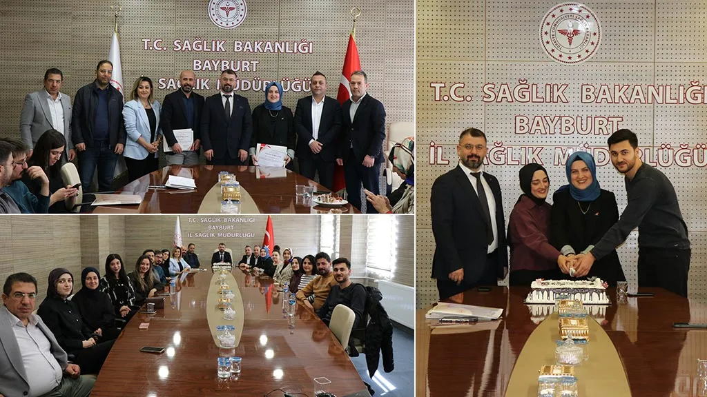 Bayburt’ta Diş Hekimlerine Teşekkür Belgesi Verildi