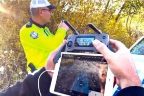 Bayburt’ta Drone İle Trafik Denetimi, Kırmızı Işık İhlalleri Havadan Tespit Edildi