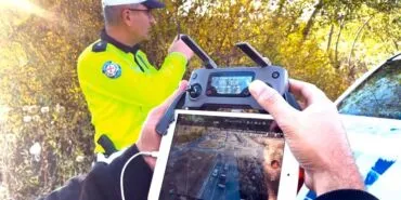 Bayburt’ta Drone İle Trafik Denetimi, Kırmızı Işık İhlalleri Havadan Tespit Edildi