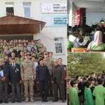 Bayburt’ta Kıbrıs Gazisi Karadeniz ve Şehit Kardeşi Korkmaz Öğrenciler Buluştu