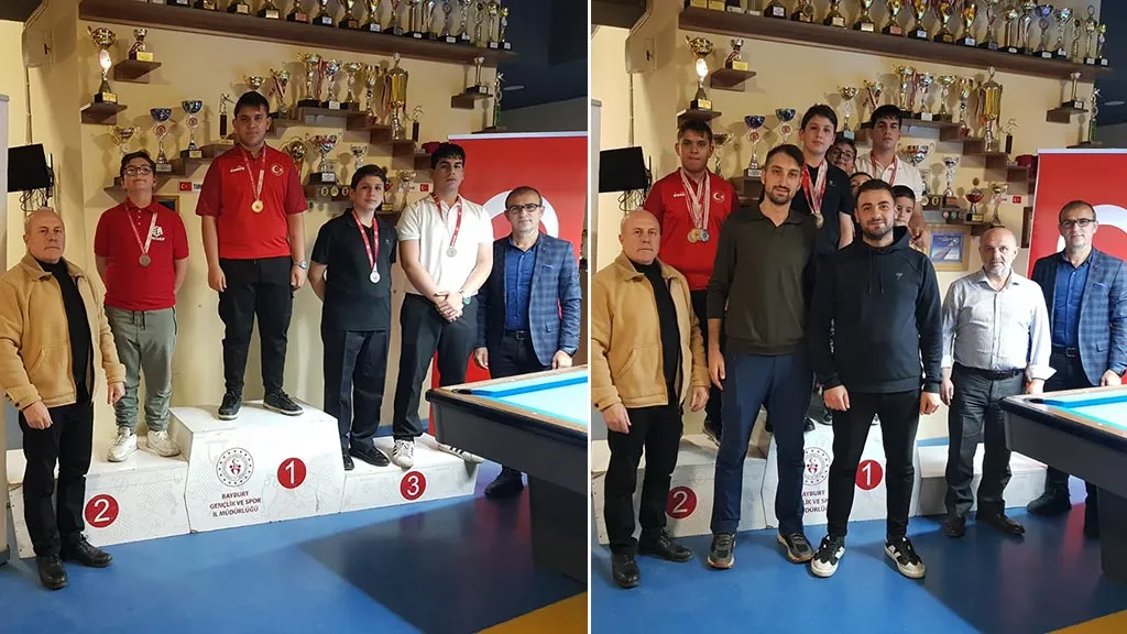 Bayburt’ta Pool Bilardo Şampiyonası Tamamlandı, Gözler Türkiye Şampiyonası’nda