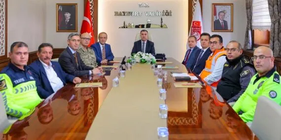 Bayburt’ta Trafik Güvenliği İçin İl Trafik Komisyonu Toplandı