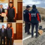 Bayburt’ta Yanan Araçtan 5 Can Kurtaran AFAD Kahramanına Vali’den Başarı Belgesi
