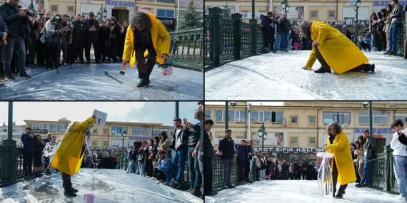 Çoruh Nehri’nde Şaşırtıcı Performans, Prof. Dr. Kavukcu, Arınma Ritüeliyle Çevre Felaketine Dikkat Çekti!