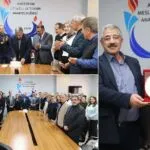 Emekli Olan Bayburt Ahi Evran Lisesi Müdürü Hüseyin Çalışkan’a Veda Programı