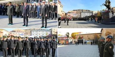 Gazi Mustafa Kemal Atatürk, Bayburt’ta Törenle Anıldı, Saatler 09.05’i Gösterdi