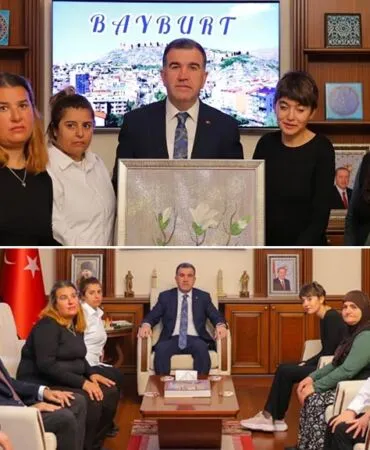 Bayburt Valisi Mustafa Eldivan, Engelsiz Yaşam Merkezi Sakinlerini Ağırladı