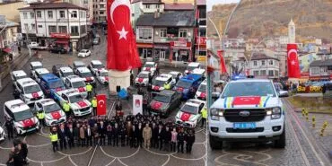 Bayburt’ta Güvenlik Filosuna Dev Takviye, 34 Yeni Araç Hizmette!
