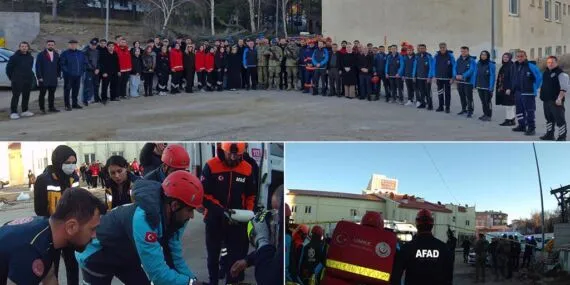 Bayburt’ta Nefes Kesen Tatbikat! Evde ve Camda Mahsur Kalanlar Böyle Kurtarıldı