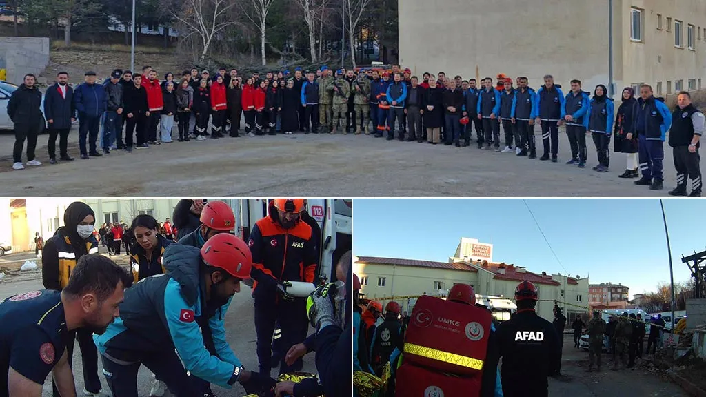 Bayburt’ta Nefes Kesen Tatbikat! Evde ve Camda Mahsur Kalanlar Böyle Kurtarıldı