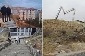 Bayburt’un Çin Seddi Yenileniyor, Esentepe Mahallesi’nin 40 Yıllık Merdiven Sorununa Neşter Vuruldu!