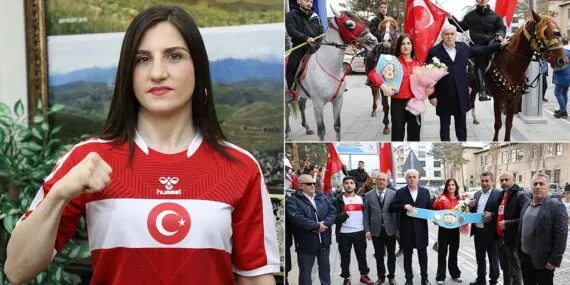 Elif Nur Turhan Tarih Yazdı, IBF Dünya Şampiyonu Bayburt’ta Coşkuyla Karşılandı