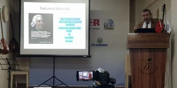 Bayburt’ta Hasan Kaymaz’ın Sunumuyla BAYDER’de Kültür ve Edebiyat Söyleşisi Gerçekleşti