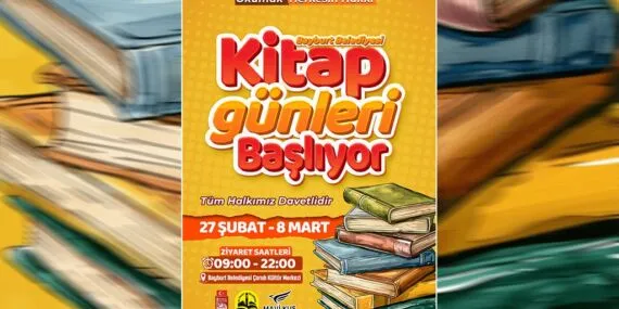 Bayburt Belediyesi Kitap Günleri 27 Şubat’ta Kapılarını Açıyor