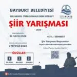 Bayburt’tan Türk Dünyasına Dev Çağrı: 50 Bin TL Ödüllü Şiir Yarışması Başladı!