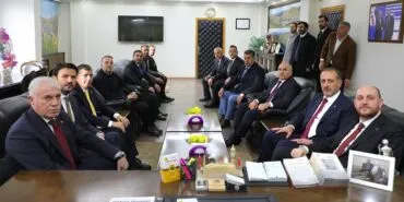 AK Parti Genel Merkezi’nden Bayburt Çıkartması, Ahmet Büyükgümüş Başkan Memiş’i Ziyaret Etti