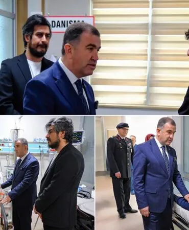 Bayburt Devlet Hastanesi’nde Bayramlaşma, Vali Eldivan Hastaları ve Personeli Ziyaret Etti