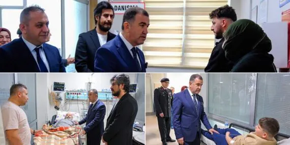 Bayburt Devlet Hastanesi’nde Bayramlaşma, Vali Eldivan Hastaları ve Personeli Ziyaret Etti