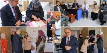 Bayburt İl Müftüsü Bayram Danacı’dan Hastaneye Anlamlı Ramazan Ziyareti