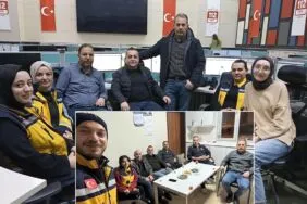 Bayburt İl Sağlık Müdürlüğü’nden 112 ve SAKOM Birimlerine İftar Ziyareti