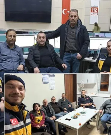 Bayburt İl Sağlık Müdürlüğü’nden 112 ve SAKOM Birimlerine İftar Ziyareti