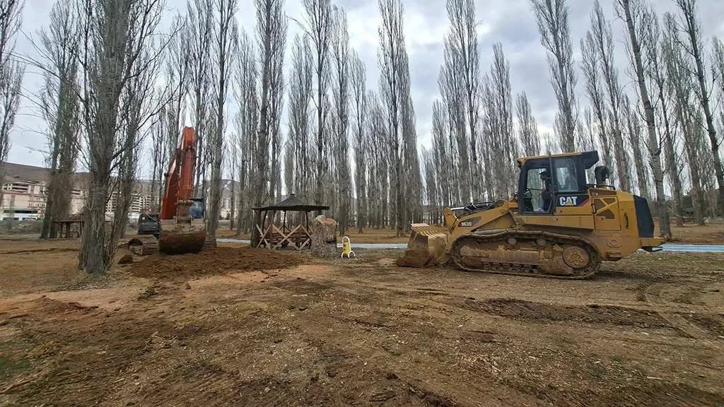 Bayburt Yeni Şehir Parkı’nda Genişletme Çalışmaları Tam Gaz Devam Ediyor