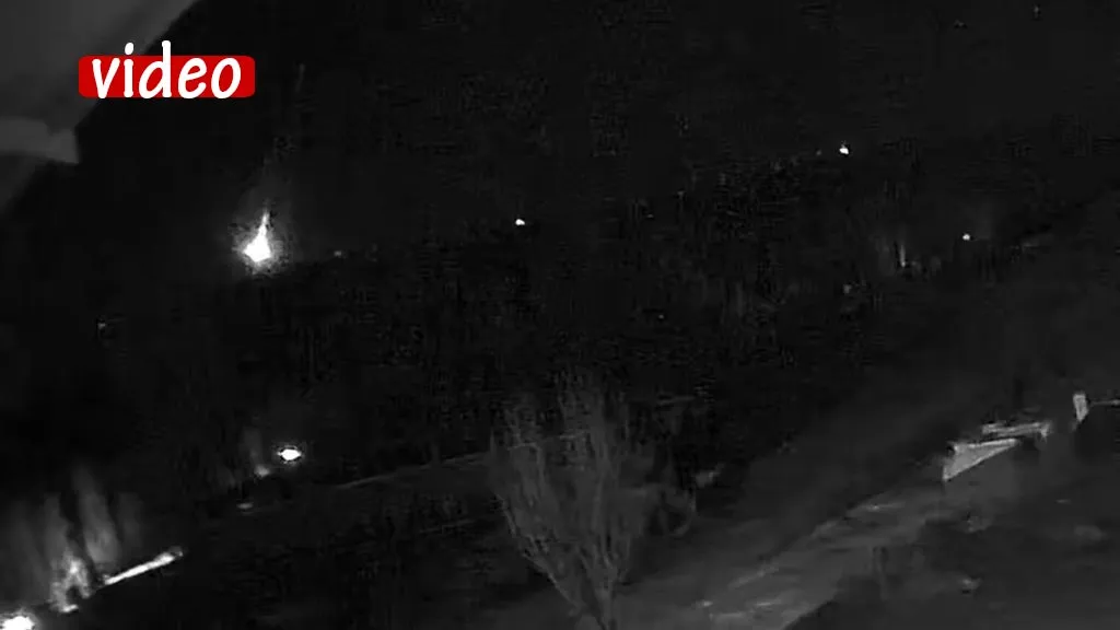 Bayburt’a Meteor (Göktaşı) Düştü, O Anlar Saniye Saniye Kamerada!