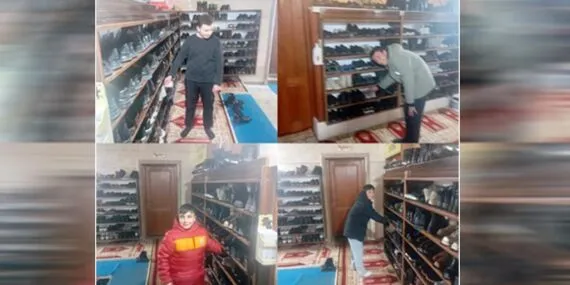 Bayburt’ta Camiye Giden Çocukları Bekleyen Sürpriz, Ayakkabıların İçinden Çıkıyor!