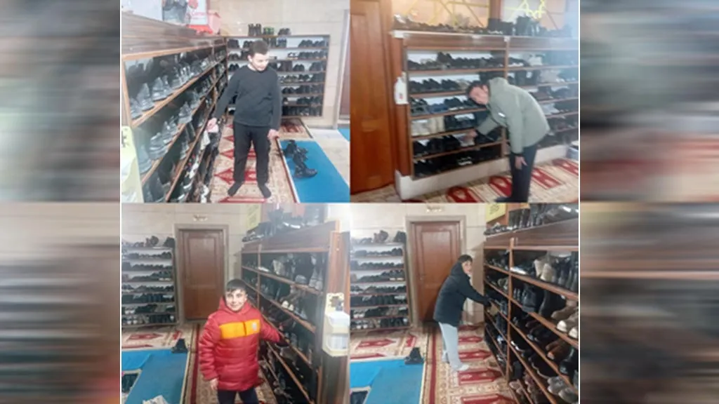 Bayburt’ta Camiye Giden Çocukları Bekleyen Sürpriz, Ayakkabıların İçinden Çıkıyor!