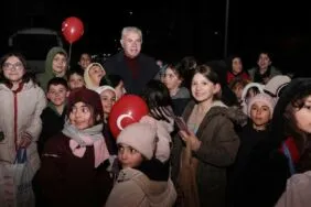 Bayburt’ta Geleneksel On Beşi Etkinliği, Belediyeden Çocuklara Ramazan Hediyesi