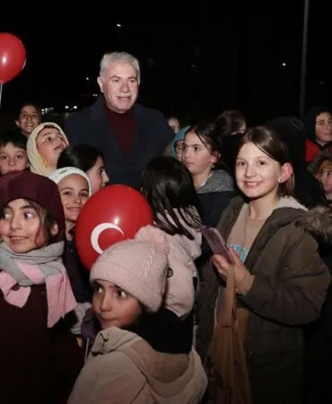 Bayburt’ta Geleneksel On Beşi Etkinliği, Belediyeden Çocuklara Ramazan Hediyesi